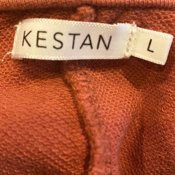 Kestan organic cotton OLWYN sweatshirt Large Rust Color - Picture 4 of 6